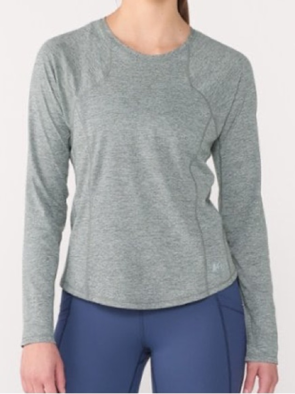 REI Co-op Swiftland High-Low Hem Long Sleeve Running T-Shirt Performance Active